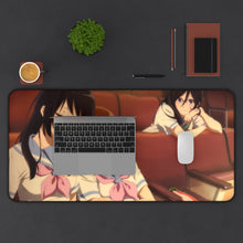 Load image into Gallery viewer, Sound! Euphonium Kumiko Oumae, Reina Kousaka, Asuka Tanaka Mouse Pad (Desk Mat) With Laptop