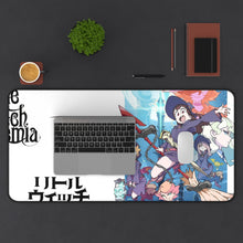 Load image into Gallery viewer, Little Witch Academia Atsuko Kagari, Sucy Manbavaran, Diana Cavendish, Amanda O'neill, Computer Keyboard Pad Mouse Pad (Desk Mat) With Laptop