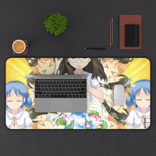 Load image into Gallery viewer, Nichijō Mouse Pad (Desk Mat) With Laptop