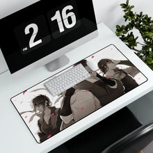 Load image into Gallery viewer, Gintama Gintoki Sakata, Shinsuke Takasugi Mouse Pad (Desk Mat) With Laptop