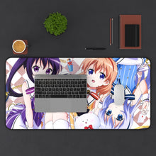 Load image into Gallery viewer, Is The Order A Rabbit? Mouse Pad (Desk Mat) With Laptop