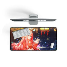 Load image into Gallery viewer, Darling in the FranXX Mouse Pad (Desk Mat) On Desk