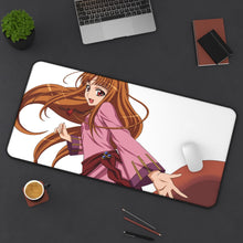 Load image into Gallery viewer, Spice And Wolf Mouse Pad (Desk Mat) On Desk