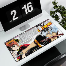 Load image into Gallery viewer, Anime Gintama Mouse Pad (Desk Mat) With Laptop