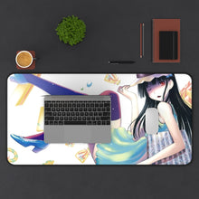 Load image into Gallery viewer, Rea Sanka Mouse Pad (Desk Mat) With Laptop