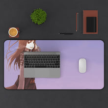 Load image into Gallery viewer, Spice And Wolf Mouse Pad (Desk Mat) With Laptop