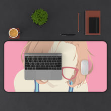 Load image into Gallery viewer, mirai kuriyama kyoukai no kanata minimalist v2 Mouse Pad (Desk Mat) Background
