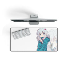 Load image into Gallery viewer, EroManga-Sensei Mouse Pad (Desk Mat) On Desk