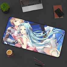 Load image into Gallery viewer, Granblue Fantasy Lyria, Djeeta, Granblue Fantasy Mouse Pad (Desk Mat) On Desk