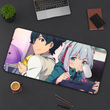 Load image into Gallery viewer, EroManga-Sensei Mouse Pad (Desk Mat) On Desk