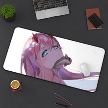 Load image into Gallery viewer, Darling In The FranXX Mouse Pad (Desk Mat) On Desk