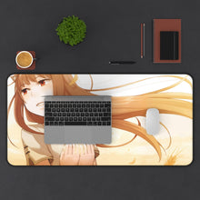 Load image into Gallery viewer, Spice And Wolf Mouse Pad (Desk Mat) With Laptop