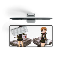 Load image into Gallery viewer, Girls und Panzer Mouse Pad (Desk Mat) On Desk