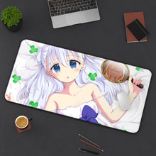 Load image into Gallery viewer, Is The Order A Rabbit? Mouse Pad (Desk Mat) On Desk