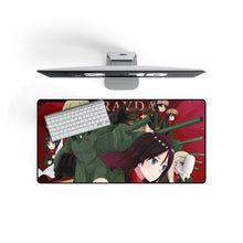 Load image into Gallery viewer, Girls und Panzer Mouse Pad (Desk Mat) On Desk