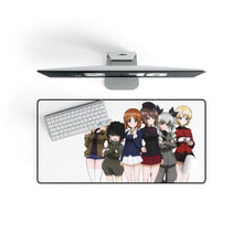 Load image into Gallery viewer, Girls und Panzer Mouse Pad (Desk Mat) On Desk