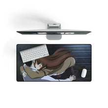 Load image into Gallery viewer, Makise Kurisu & Rintaro Okabe Mouse Pad (Desk Mat) On Desk