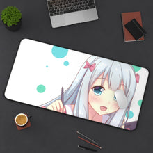 Load image into Gallery viewer, EroManga-Sensei Mouse Pad (Desk Mat) On Desk