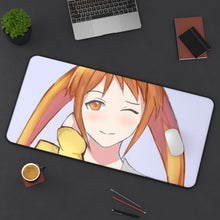 Load image into Gallery viewer, Aho Girl Mouse Pad (Desk Mat) On Desk