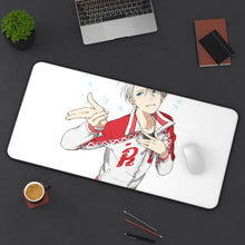 Load image into Gallery viewer, Yuri!!! On Ice Mouse Pad (Desk Mat) On Desk