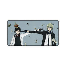 Load image into Gallery viewer, Durarara!! Izaya Orihara, Shizuo Heiwajima Mouse Pad (Desk Mat)