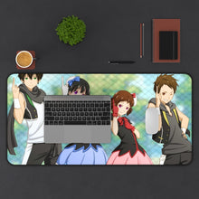 Load image into Gallery viewer, Hyouka Eru Chitanda, Satoshi Fukube, Mayaka Ibara Mouse Pad (Desk Mat) With Laptop