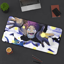 Load image into Gallery viewer, Fairy Tail Natsu Dragneel, Happy Mouse Pad (Desk Mat) On Desk