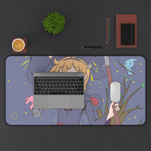 Load image into Gallery viewer, Little Witch Academia Computer Keyboard Pad, Lotte Yanson Mouse Pad (Desk Mat) With Laptop
