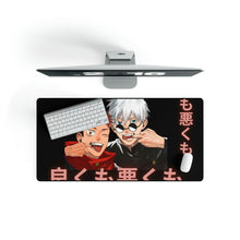 Load image into Gallery viewer, Gojo and Sukuna Mouse Pad (Desk Mat)