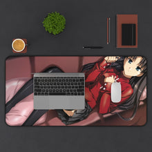 Load image into Gallery viewer, Rin Tohsaka Mouse Pad (Desk Mat) With Laptop