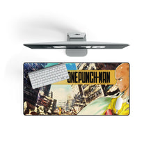 Load image into Gallery viewer, Saitama Mouse Pad (Desk Mat) On Desk