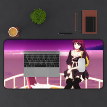 Load image into Gallery viewer, Monogatari (Series) Mouse Pad (Desk Mat) With Laptop