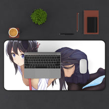 Load image into Gallery viewer, Rascal Does Not Dream Of Bunny Girl Senpai Mouse Pad (Desk Mat) With Laptop