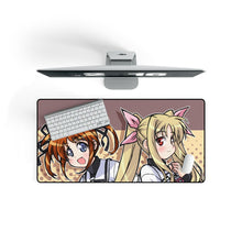 Load image into Gallery viewer, Magical Girl Lyrical Nanoha Mouse Pad (Desk Mat) On Desk