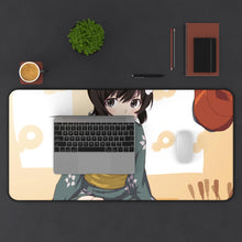 Load image into Gallery viewer, Monogatari (Series) Mouse Pad (Desk Mat) With Laptop