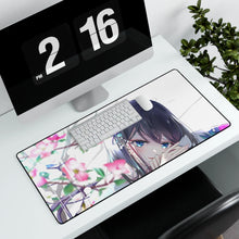 Load image into Gallery viewer, Anime Girl Mouse Pad (Desk Mat) With Laptop
