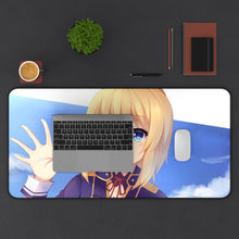 Load image into Gallery viewer, Rokudenashi Majutsu Koushi To Akashic Records Rumia Tingel Mouse Pad (Desk Mat) With Laptop