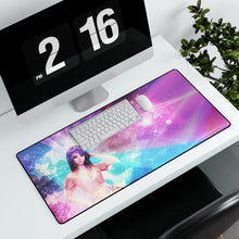 Load image into Gallery viewer, purple Mouse Pad (Desk Mat) With Laptop