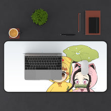 Load image into Gallery viewer, Demon Slayer: Kimetsu no Yaiba Mouse Pad (Desk Mat) With Laptop