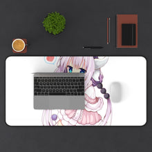 Load image into Gallery viewer, Miss Kobayashi's Dragon Maid Kanna Kamui, Kobayashi San Chi No Maid Dragon Mouse Pad (Desk Mat) With Laptop