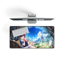 Load image into Gallery viewer, Snow White anime style Mouse Pad (Desk Mat) On Desk