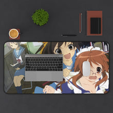 Load image into Gallery viewer, The Melancholy Of Haruhi Suzumiya Mouse Pad (Desk Mat) With Laptop