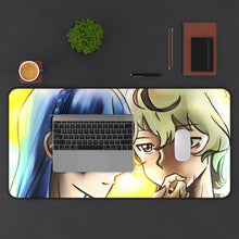 Load image into Gallery viewer, Kiznaiver Katsuhira Agata, Noriko Sonozaki Mouse Pad (Desk Mat) With Laptop
