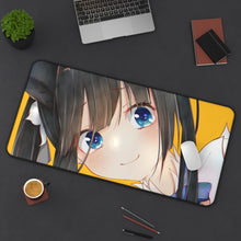 Load image into Gallery viewer, Is It Wrong To Try To Pick Up Girls In A Dungeon? Mouse Pad (Desk Mat) On Desk