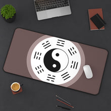 Load image into Gallery viewer, Hyūga Clan Symbol Mouse Pad (Desk Mat) On Desk