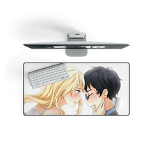 Load image into Gallery viewer, Kaori and Arima Mouse Pad (Desk Mat)