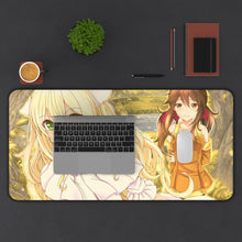 Load image into Gallery viewer, Mavis Vermilion Mouse Pad (Desk Mat) With Laptop