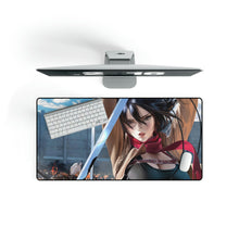 Load image into Gallery viewer, Mikasa Ackerman Attack on Titan Mouse Pad (Desk Mat)
