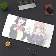 Load image into Gallery viewer, Love and Lies Mouse Pad (Desk Mat) On Desk