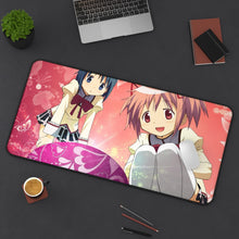 Load image into Gallery viewer, Puella Magi Madoka Magica Madoka Kaname, Sayaka Miki Mouse Pad (Desk Mat) On Desk